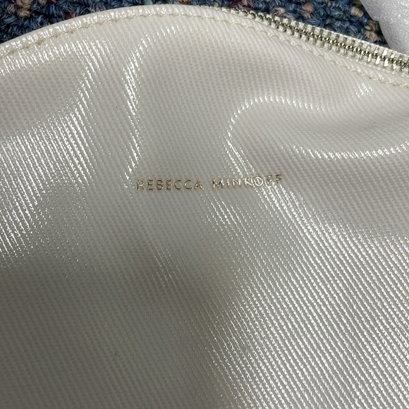 NWT Rebecca Minkoff large tote with attached mini bag inside clear and ivory - Picture 15 of 17